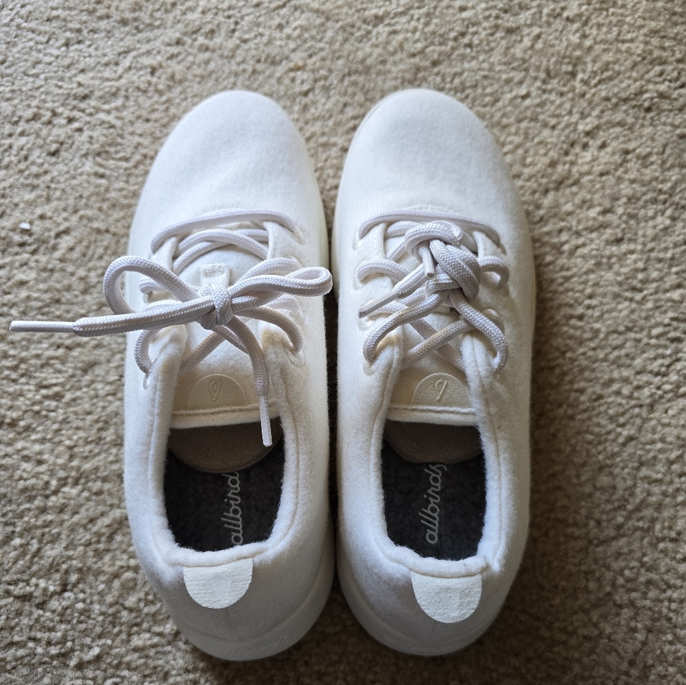 Allbirds White Wool Runners - Picture 7 of 11